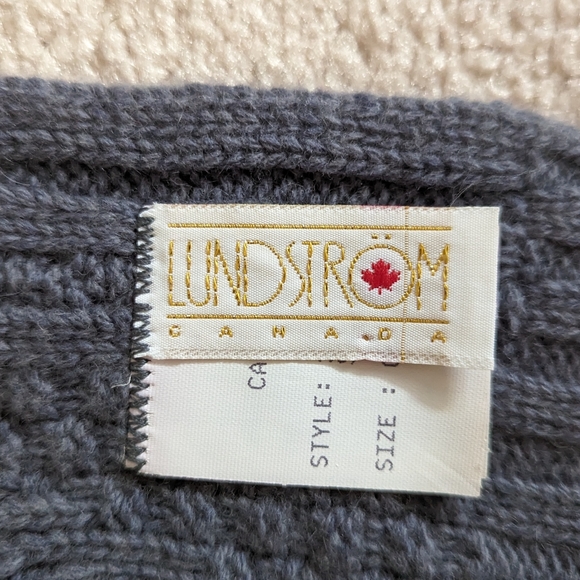 Gray lambswool angora blend scarf - Picture 2 of 7